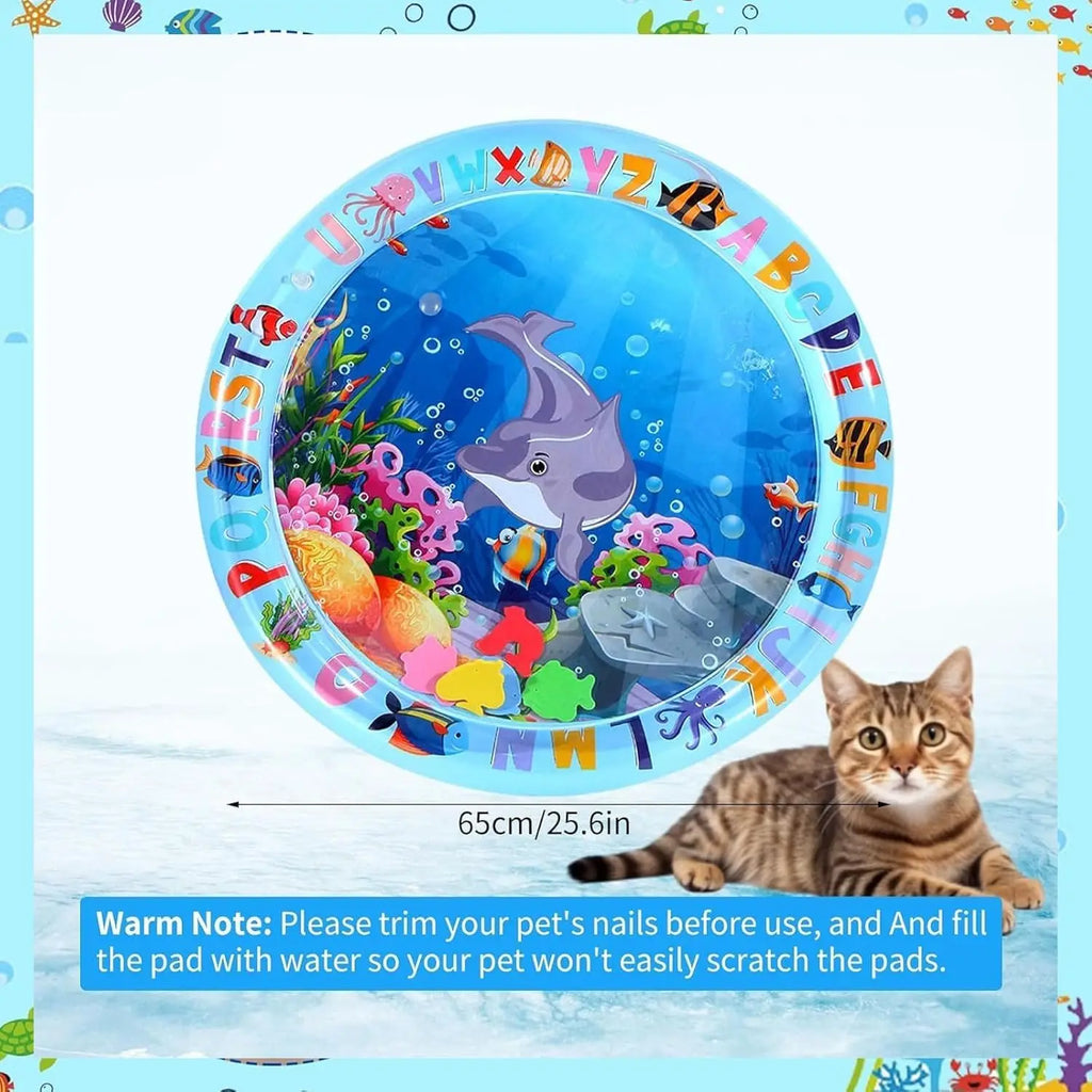 Wag N Splash Water Play Mat For Pets Cooling Pad For Hot Days