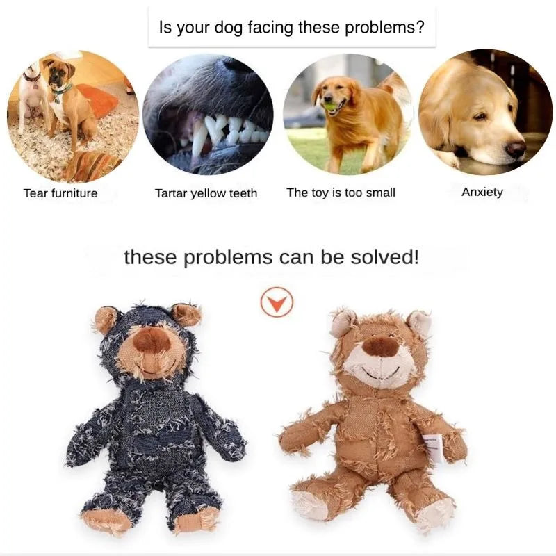Teddy Chomp  Pet Chew Toy Pets First Play Buddy