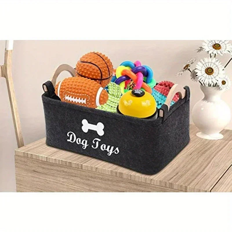 Paw Loot  Pet Toy Box Toy Organizer