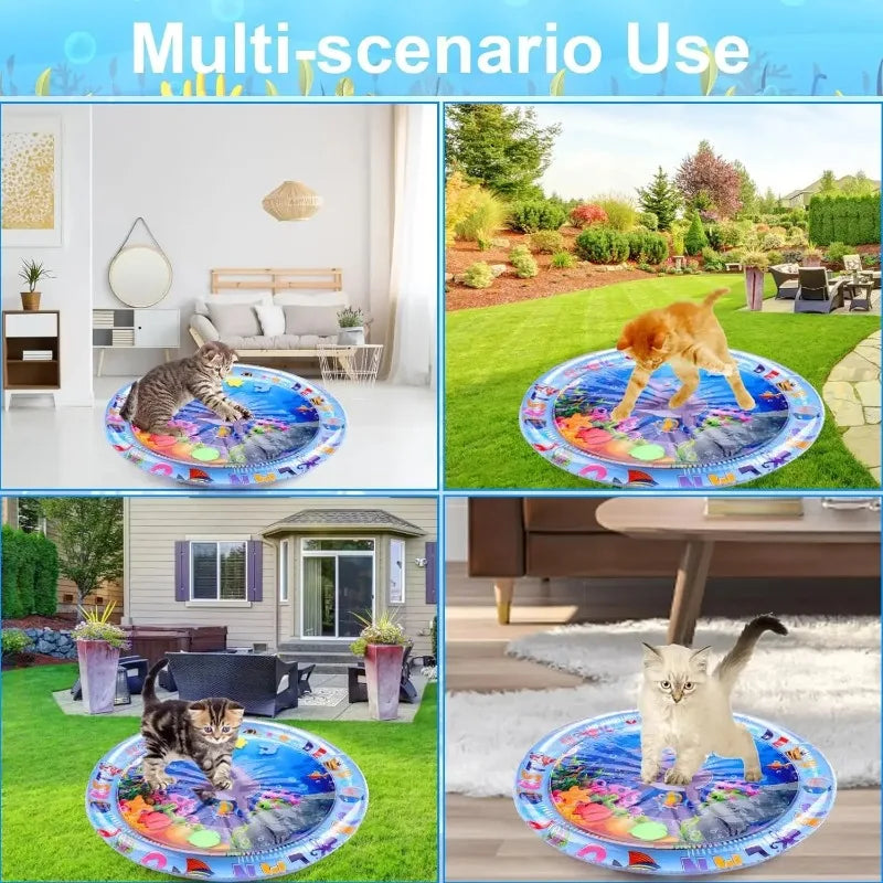 Wag N Splash Water Play Mat For Pets Cooling Pad For Hot Days