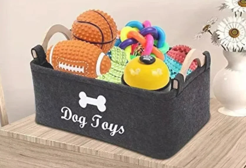 Paw Loot  Pet Toy Box Toy Organizer